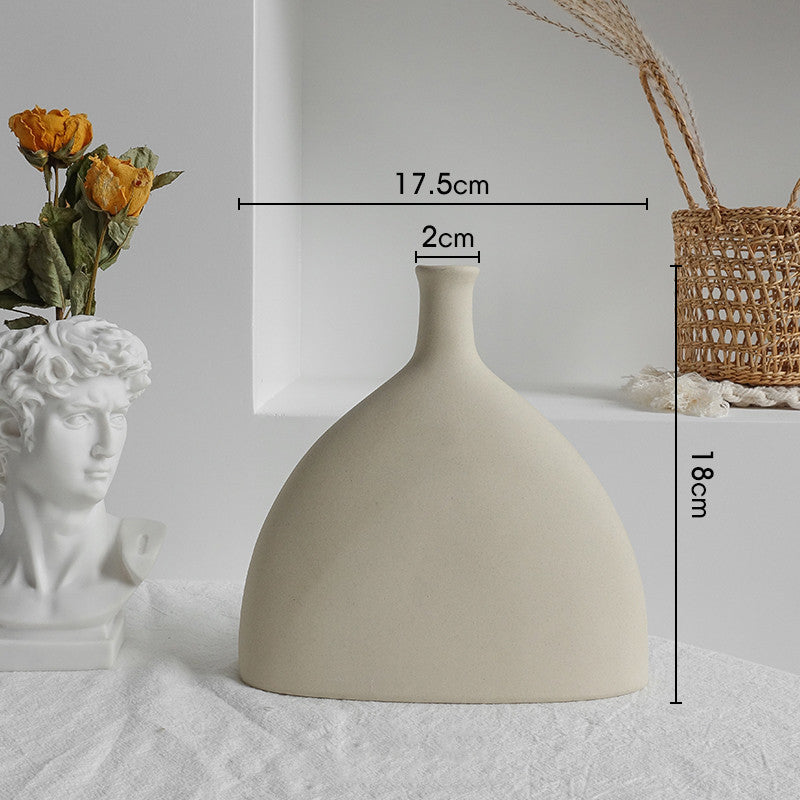 Ceramic Dry Flower Arrangement Home Display Art Vases