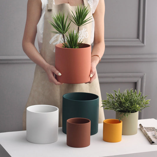 Colorful Ceramic Flowerpot